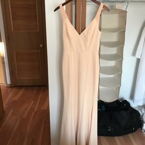 Blush Bridesmaid Gown
